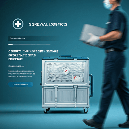 Medical logistics cold-chain courier